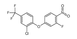 2-chloro-1-(3-fluoro-4-nitrophenoxy)-4-(trifluoromethyl)benzene结构式