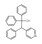 1,1,2-triphenyl-2-pyridin-4-yl-ethanol结构式