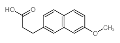 3-(7-methoxynaphthalen-2-yl)propanoic acid结构式