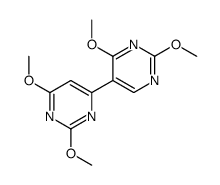 4-(2,4-dimethoxypyrimidin-5-yl)-2,6-dimethoxypyrimidine Structure