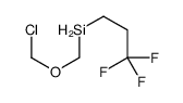chloromethoxymethyl(3,3,3-trifluoropropyl)silane结构式