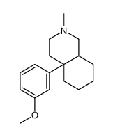 4a-(3-methoxyphenyl)-2-methyl-1,3,4,5,6,7,8,8a-octahydroisoquinoline Structure