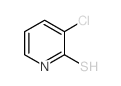 3-CHLOROPYRIDINE-2-THIOL structure