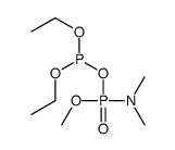 [dimethylamino(methoxy)phosphoryl] diethyl phosphite Structure