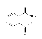3-硝基-4-吡啶羧胺结构式