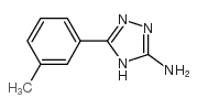 5-(3-甲基苯基)-4H-1,2,4-三唑-3-胺结构式