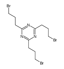 2,4,6-tris(3-bromopropyl)-1,3,5-triazine Structure