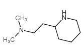 二甲基-(2-哌啶-2-基-乙基)-胺结构式