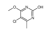5-chloro-4-methoxy-6-methyl-1H-pyrimidin-2-one Structure
