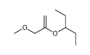3-(3-methoxyprop-1-en-2-yloxy)pentane Structure