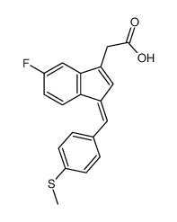 (Z)-2'-des-methyl sulindac sulfide Structure