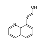 N-(喹啉-8-基)甲酰胺结构式