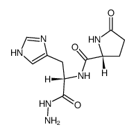 Nα-(5-oxo-prolyl)-histidine hydrazide Structure