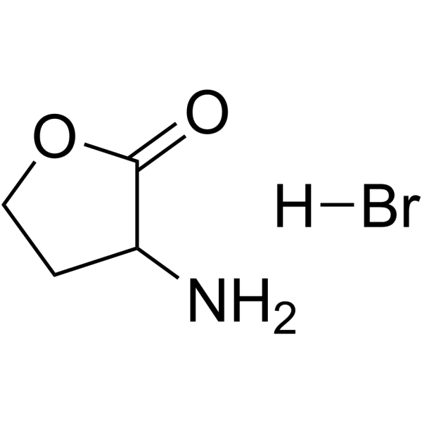 2(3H)-Furanone,3-aminodihydro-, hydrobromide (1:1) Structure