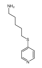 1-Pentanamine,5-(4-pyridinylthio)-(9CI)结构式