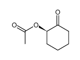(+)-(2R)-2-acetoxycyclohexanone Structure