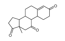 (8S,9S,10R,13S,14S)-13-methyl-2,6,7,8,9,10,12,14,15,16-decahydro-1H-cyclopenta[a]phenanthrene-3,11,17-trione结构式