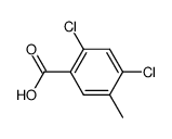 2,4-dichloro-5-methylbenzoic acid Structure