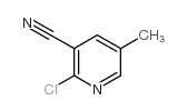 2-氯-5-甲基烟腈结构式