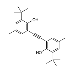 2-tert-butyl-6-[2-(3-tert-butyl-2-hydroxy-5-methylphenyl)ethynyl]-4-methylphenol Structure