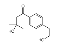 3-hydroxy-1-[4-(2-hydroxyethyl)phenyl]-3-methylbutan-1-one Structure