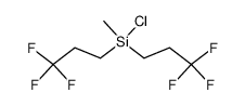 chloro-methyl-bis-(3,3,3-trifluoro-propyl)-silane结构式