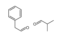 2-methylpropanal,2-phenylacetaldehyde Structure