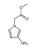 (9ci)-4-氨基-1H-咪唑-1-乙酸甲酯结构式