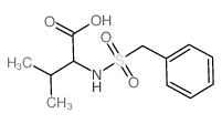 2-(benzylsulfonylamino)-3-methylbutanoic acid结构式