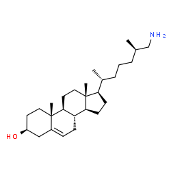 26-aminocholesterol Structure