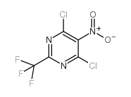2-三氟甲基-5-硝基-4,6-二氯嘧啶结构式