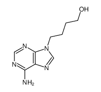 9-(4-hydroxybutyl)adenine Structure