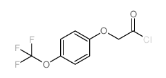 4-(三氟甲氧基)苯氧基乙酰氯结构式