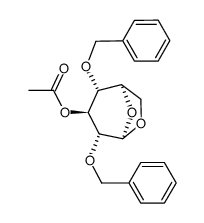 (1R,2R,3S,4R,5R)-2,4-bis(benzyloxy)-6,8-dioxabicyclo[3.2.1]octan-3-yl acetate Structure