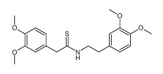 2-(3,4-dimethoxyphenyl)-N-[2-(3,4-dimethoxyphenyl)ethyl]thioacetamide Structure