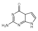 2-氨基-4a,7-二氢吡咯并[2,3-d]嘧啶-4-酮结构式