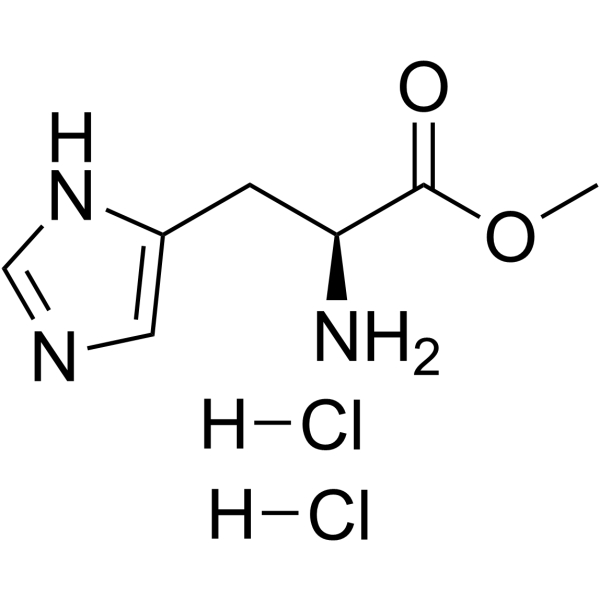 L-组氨酸甲酯二盐酸盐结构式