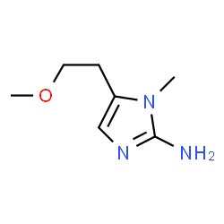 1H-Imidazol-2-amine,5-(2-methoxyethyl)-1-methyl-(9CI) Structure