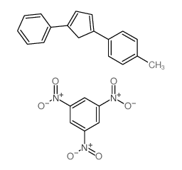 1-methyl-4-(4-phenyl-1-cyclopenta-1,3-dienyl)benzene; 1,3,5-trinitrobenzene Structure