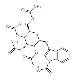 1-乙酰基-3-O-(2,3,4,6-四-O-乙酰基B-D-D-吡喃葡萄糖基)吲哚图片