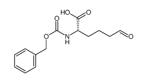N-CBz-6-Oxonorleucine Structure