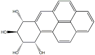 (7R)-7,8,9,10-Tetrahydrobenzo[a]pyrene-7β,8α,9β,10β-tetrol structure
