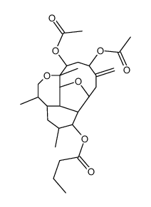 asbestinin-5-acetate结构式