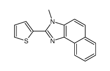 3-methyl-2-thiophen-2-ylbenzo[e]benzimidazole Structure
