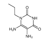 5,6-diamino 1-n-propyl-1,3-dihydropyrimidine-2,4-dione结构式