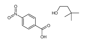 3,3-dimethylbutan-1-ol,4-nitrobenzoic acid Structure