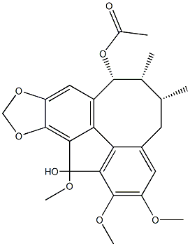 Acetyl-binankadsurin A结构式