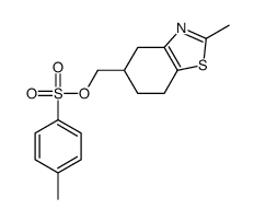4,5,6,7-tetrahydro-2-methylbenzothiazole-5-methyl p-tolylsulphonate结构式