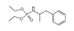 N-(Diaethoxyphosphoryl)-amphetamin结构式
