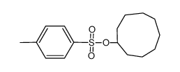 toluene-4-sulfonic acid cyclononyl ester结构式
